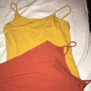 Two tank tops